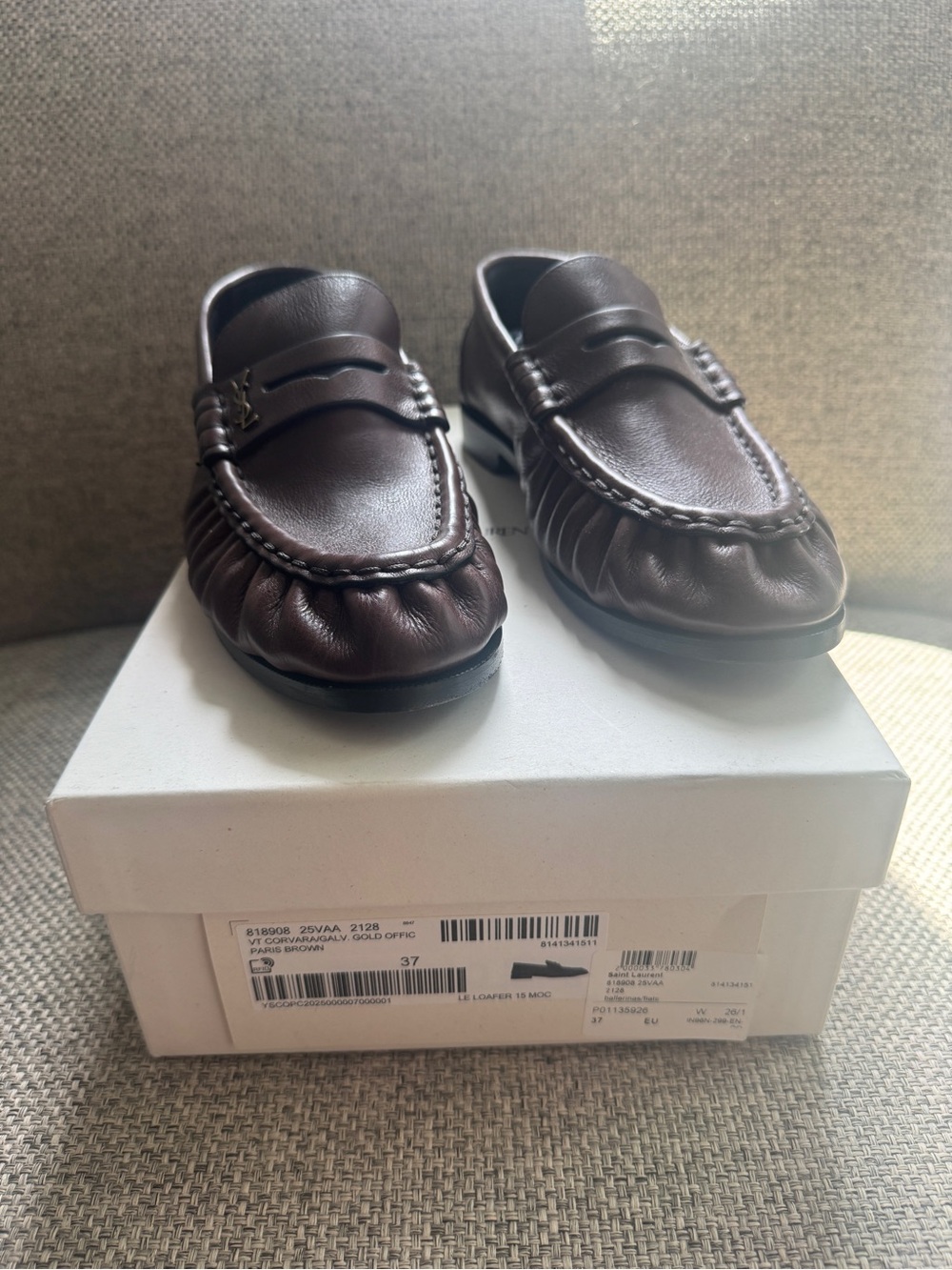 Saint Laurent Le Loafer in Paris Brown - Picture 2 of 16